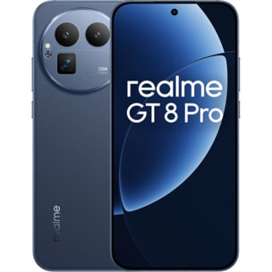Smartphone REALME Pack GT8 Pro 512Go Bleu + Chargeur + Buds Clip
