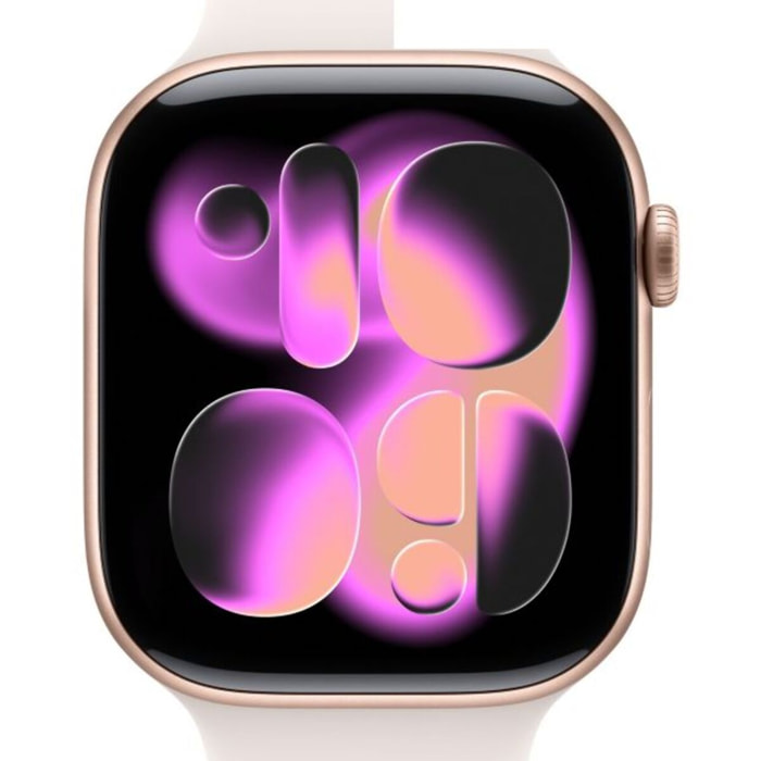 Montre connectée APPLE WATCH 46mm Alu Or Rose Serie 11 S/M Cellular