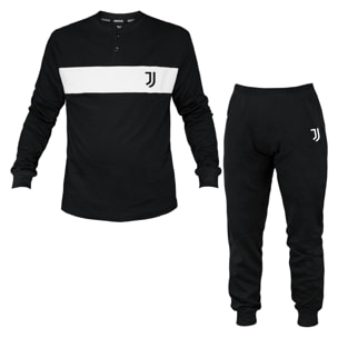 Pigiama Uomo JUVENTUS Prodotto Ufficiale Cotone Interlock Art.1120