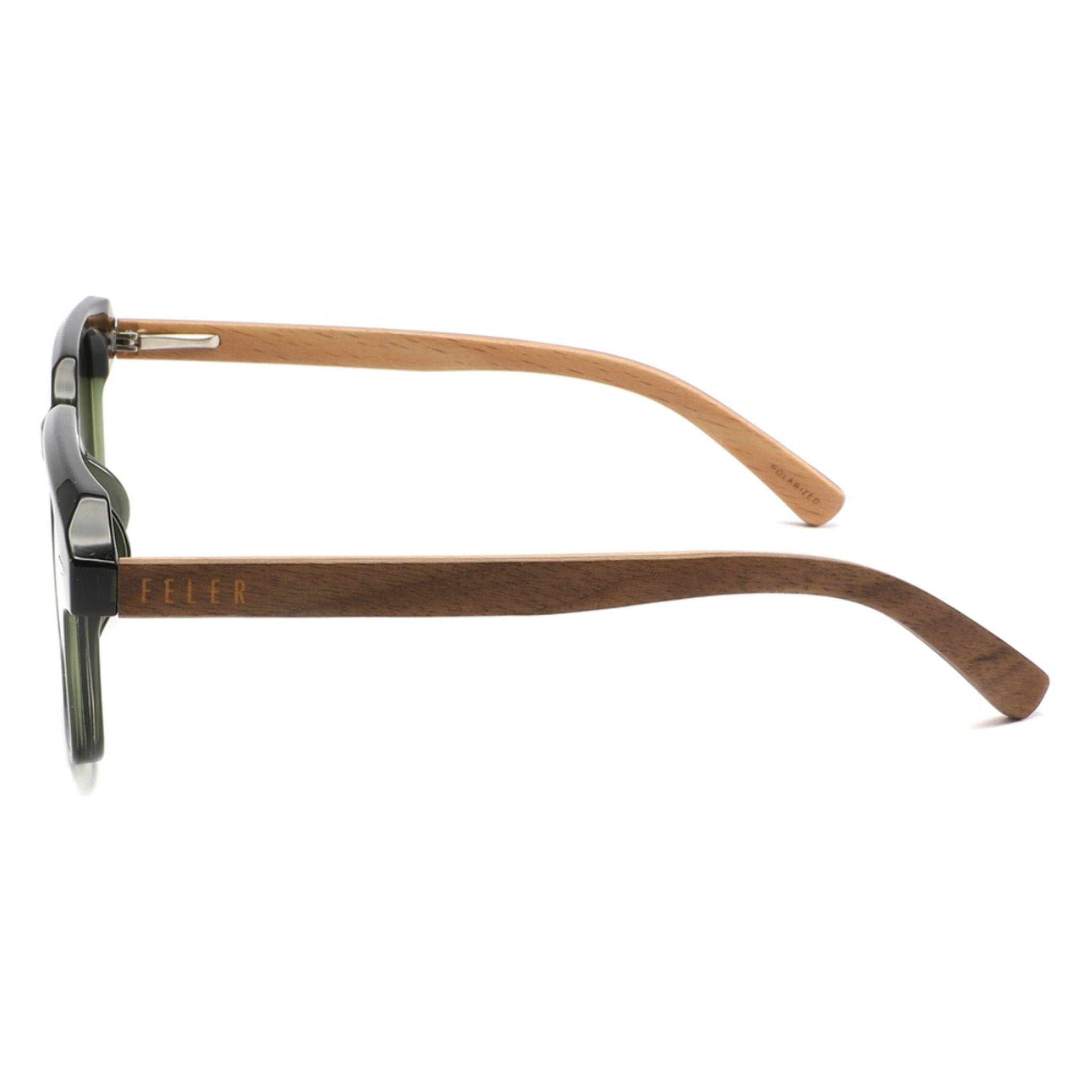 Gafas de Sol Feler 1605P-3 Polarizadas de Madera Unisex 51 mm