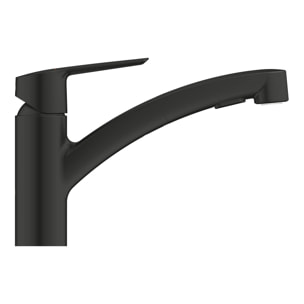 GROHE Start Mitigeur évier 2 jets Noir Mat - H : 18,5 cm