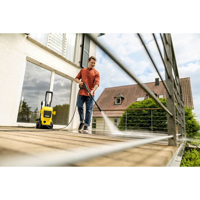 Nettoyeur haute pression Karcher K 4 FJ - Pression 130 bar- Débit 420 l/h- Canon à mousse