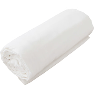 Drap housse pour lit relevable 200 (2 x 100) x 200 cm - Blanc