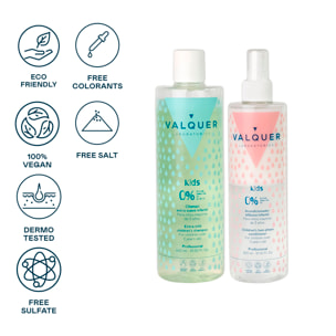 Valquer Pack champú y acondicionador bifásico infantil - 400 ml + 300 ml