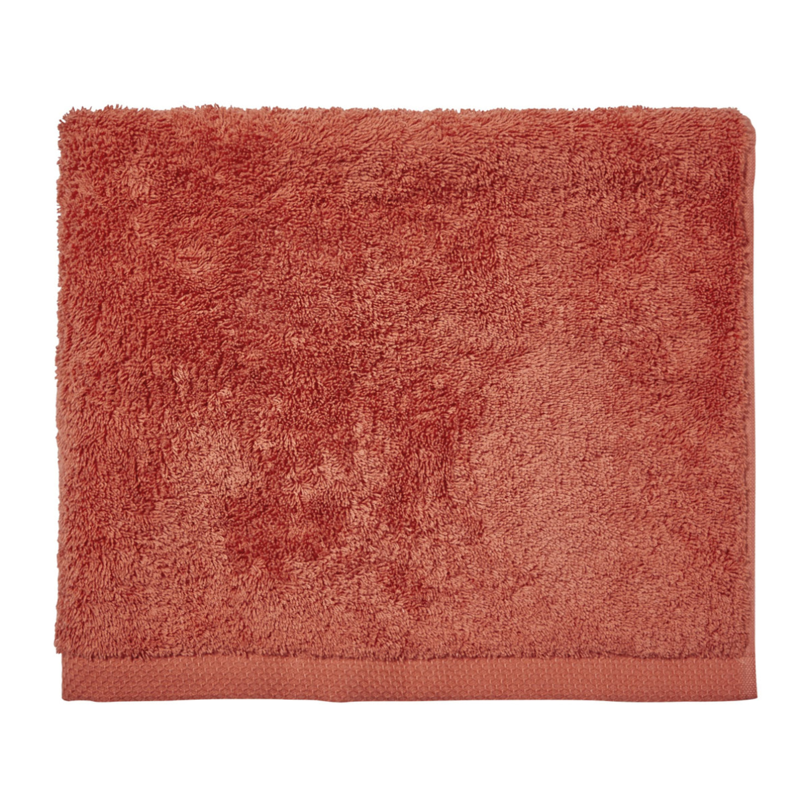 Serviette de bain unie en coton, AQUA, Orange