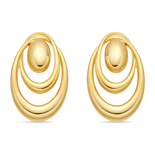 Pendientes Riazil acabado oro amarillo 18k
