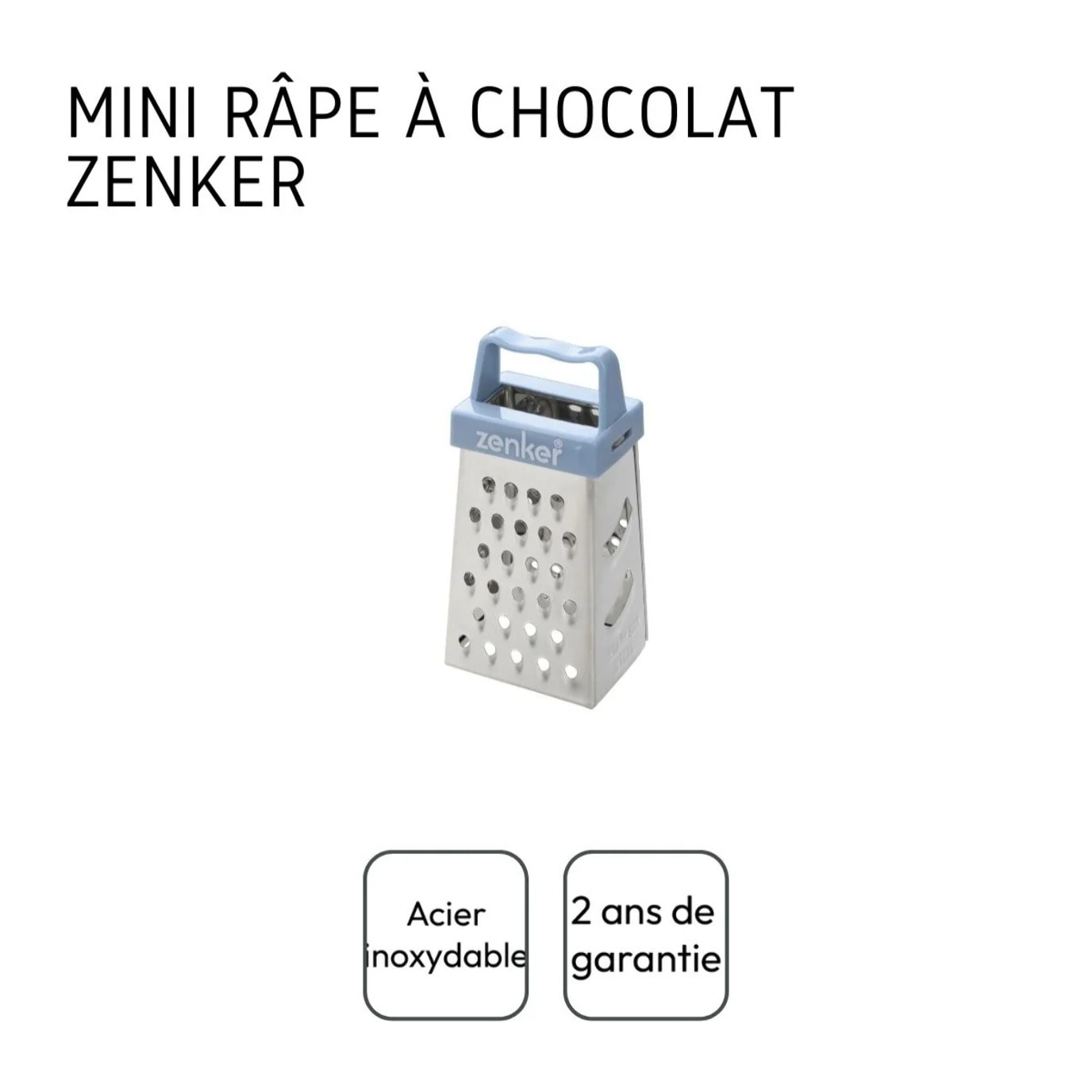 Mini râpe de pâtisserie 7,5 cm Zenker Sweet Sensation