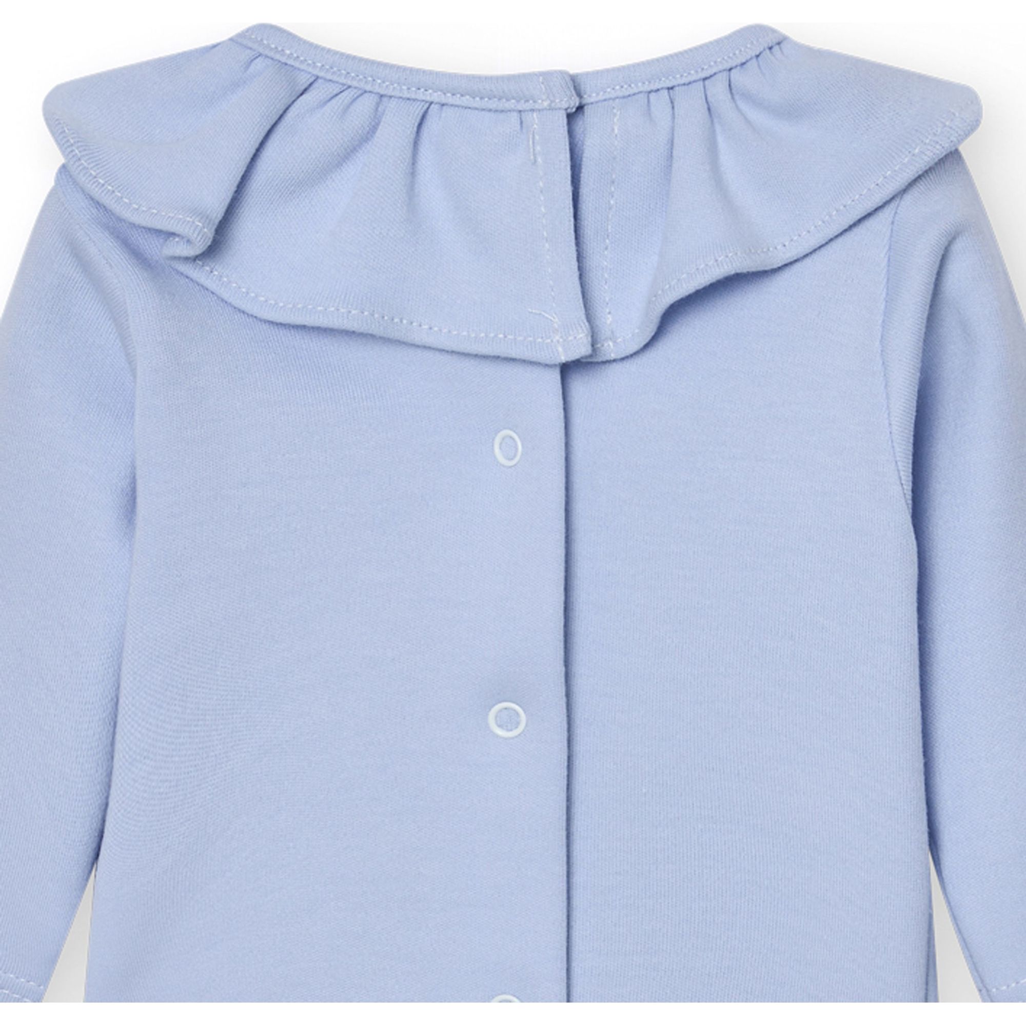 Body bebé manga larga cuello volante