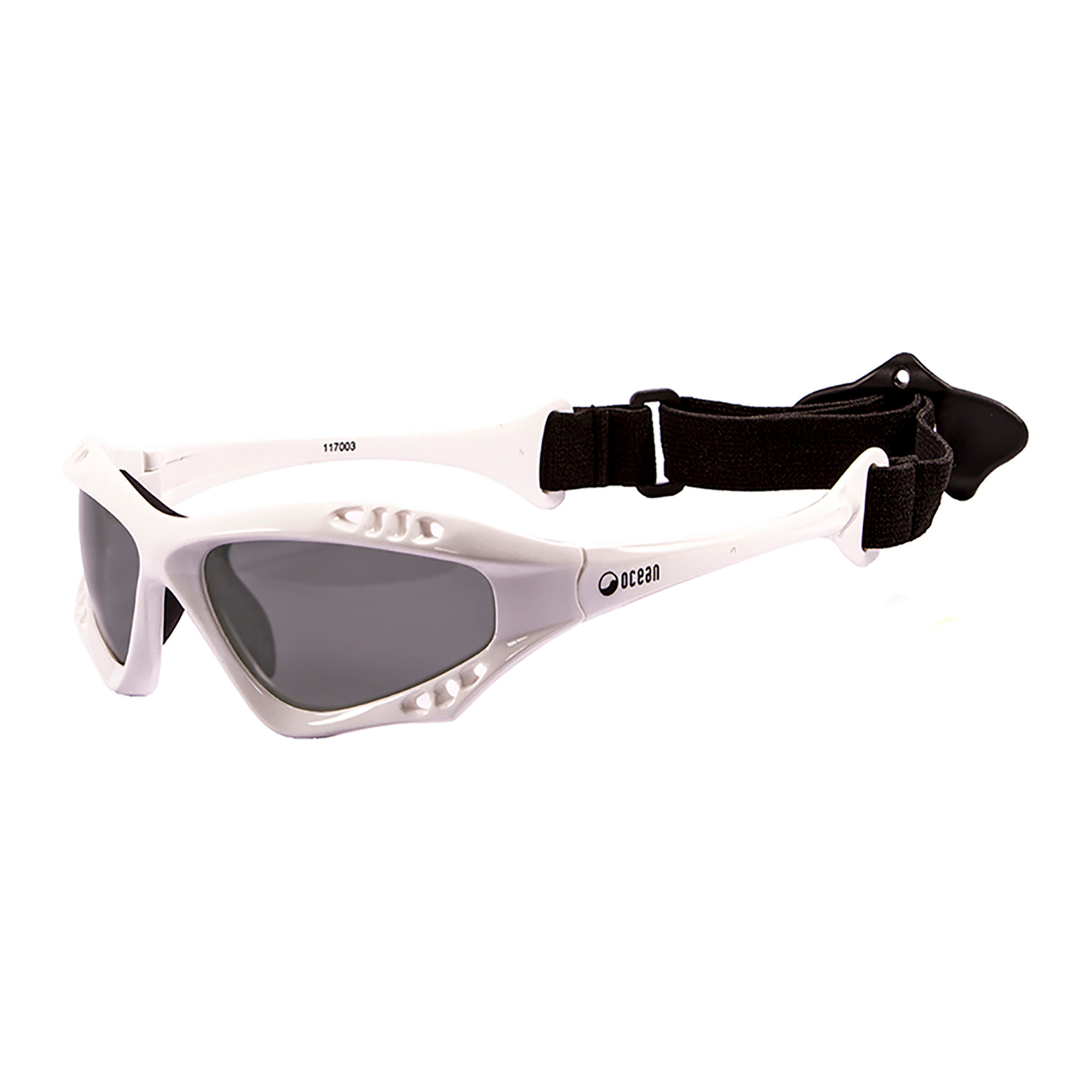 Gafas de deportes acuáticos OCEAN AUSTRALIA - Blanco brillante / Ahumada