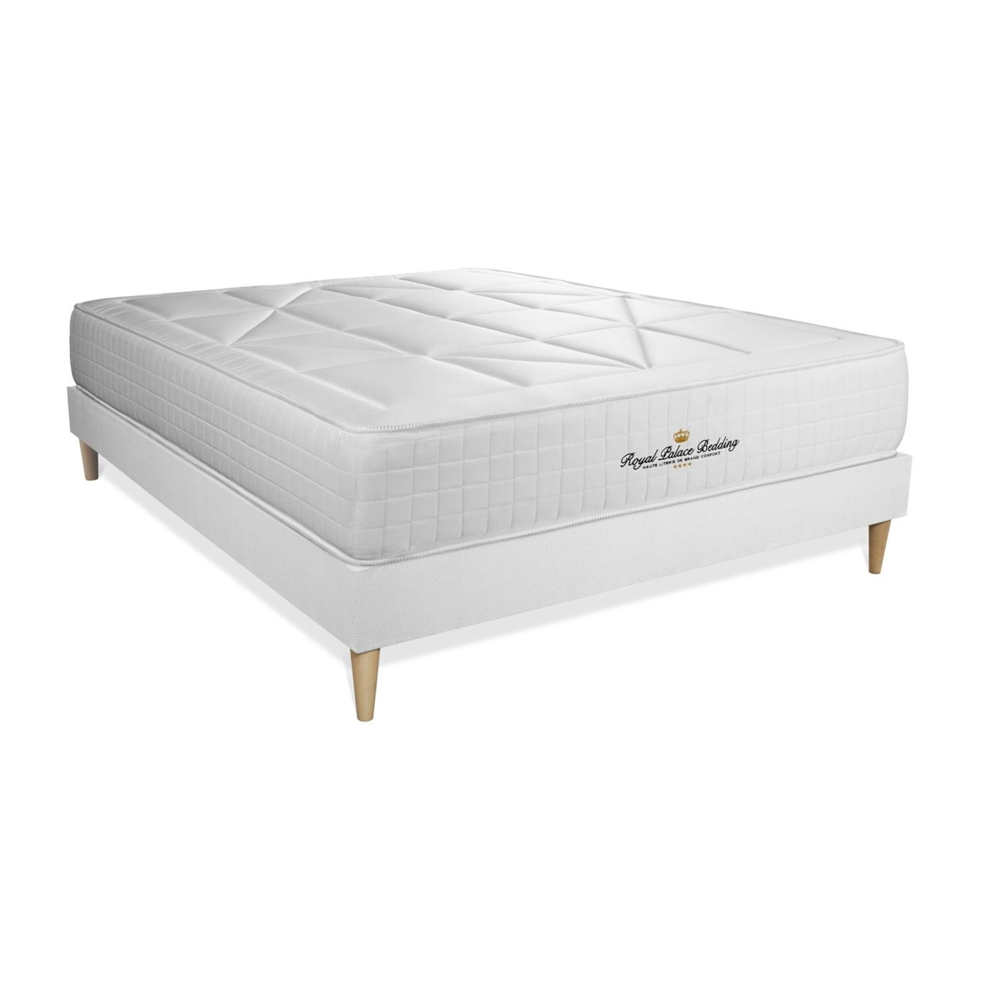 Ensemble 1p - Matelas Ressorts ensachés et mémoire de forme -  Maxi Epaisseur : 26cm - Confort : Équilibré - Windsor