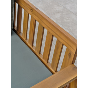 ARACAJU - Salon bas de jardin 4 places en bois d'acacia