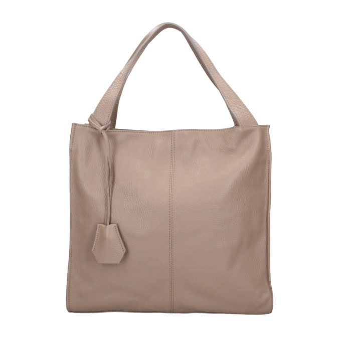 Borsa a spalla da donna - Modello Aelia - Vera pelle - 40.0 x 36.0 x 12.0 cm