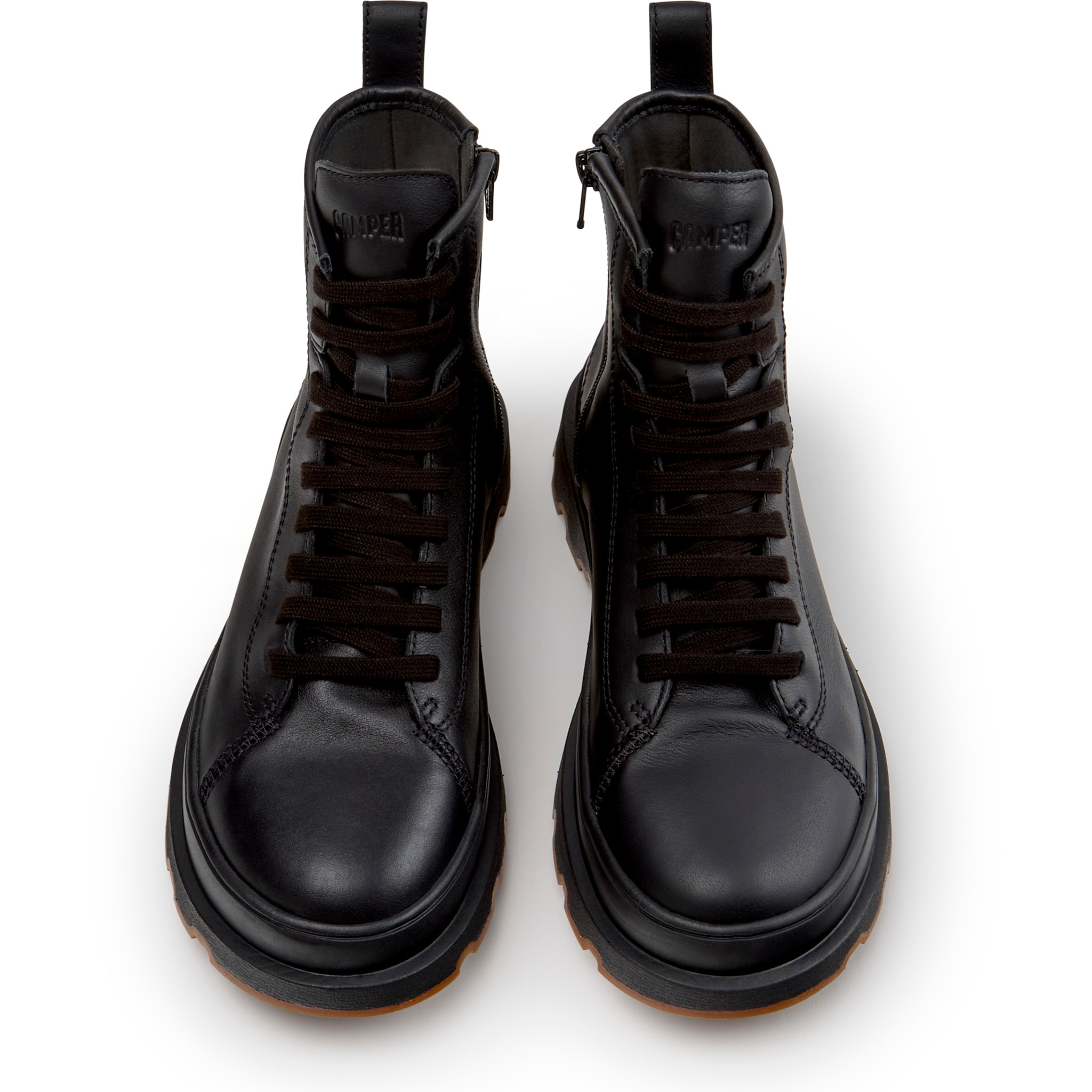 Botines - CAMPER Brutus+ - Negro - Piel lisa