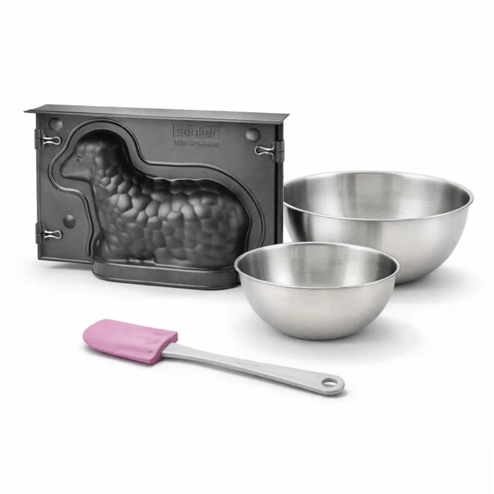 Set de 4 ustensiles de pâtisserie moule à gâteaux 2 bols et spatule Spécial season Spécial season Zenker  Spécial season