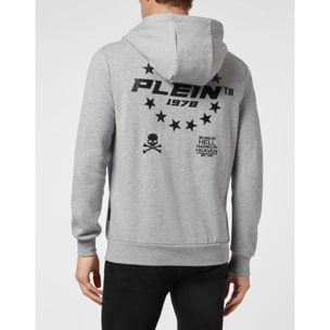 PHILIPP PLEIN Hooded Sweatjacket