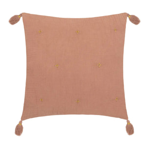 Coussin "Jamana" 40x40cm rose