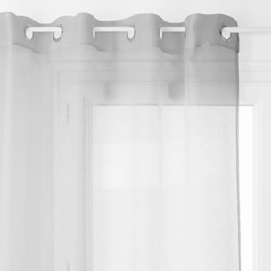 Voilage "Moly" gris 135x240cm