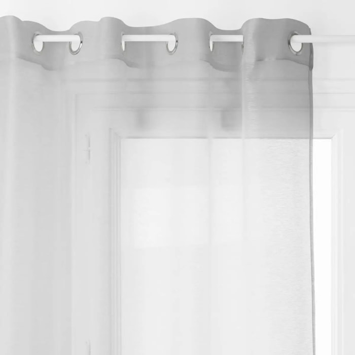 Voilage "Moly" gris 135x240cm