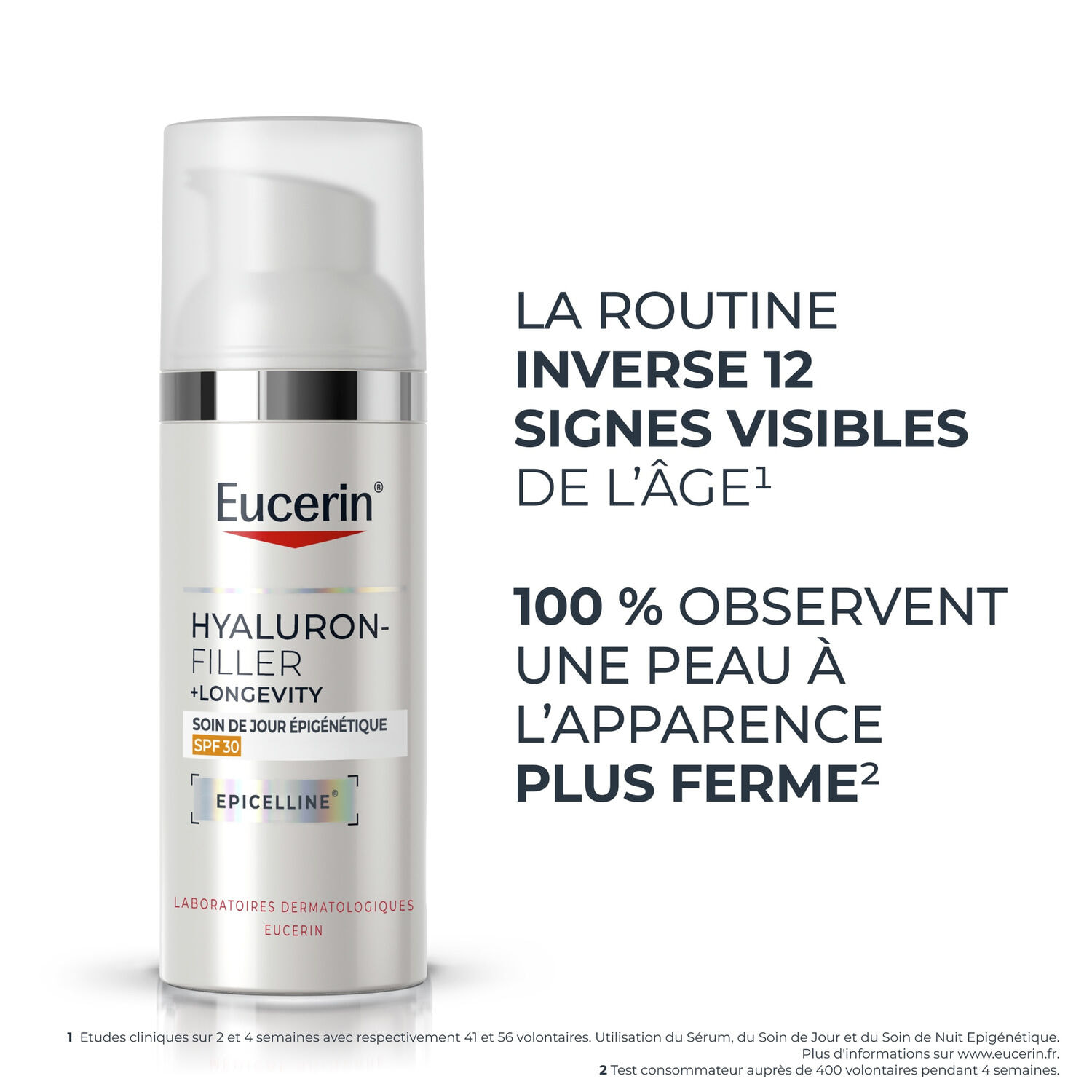 Hyaluron Filler + Longevity SPF30  - Soin de Jour Epigénétique 50ml