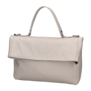 Borsa a spalla convertibile in zaino da donna In Vera pelle Made in Italy 34x21x12 cm