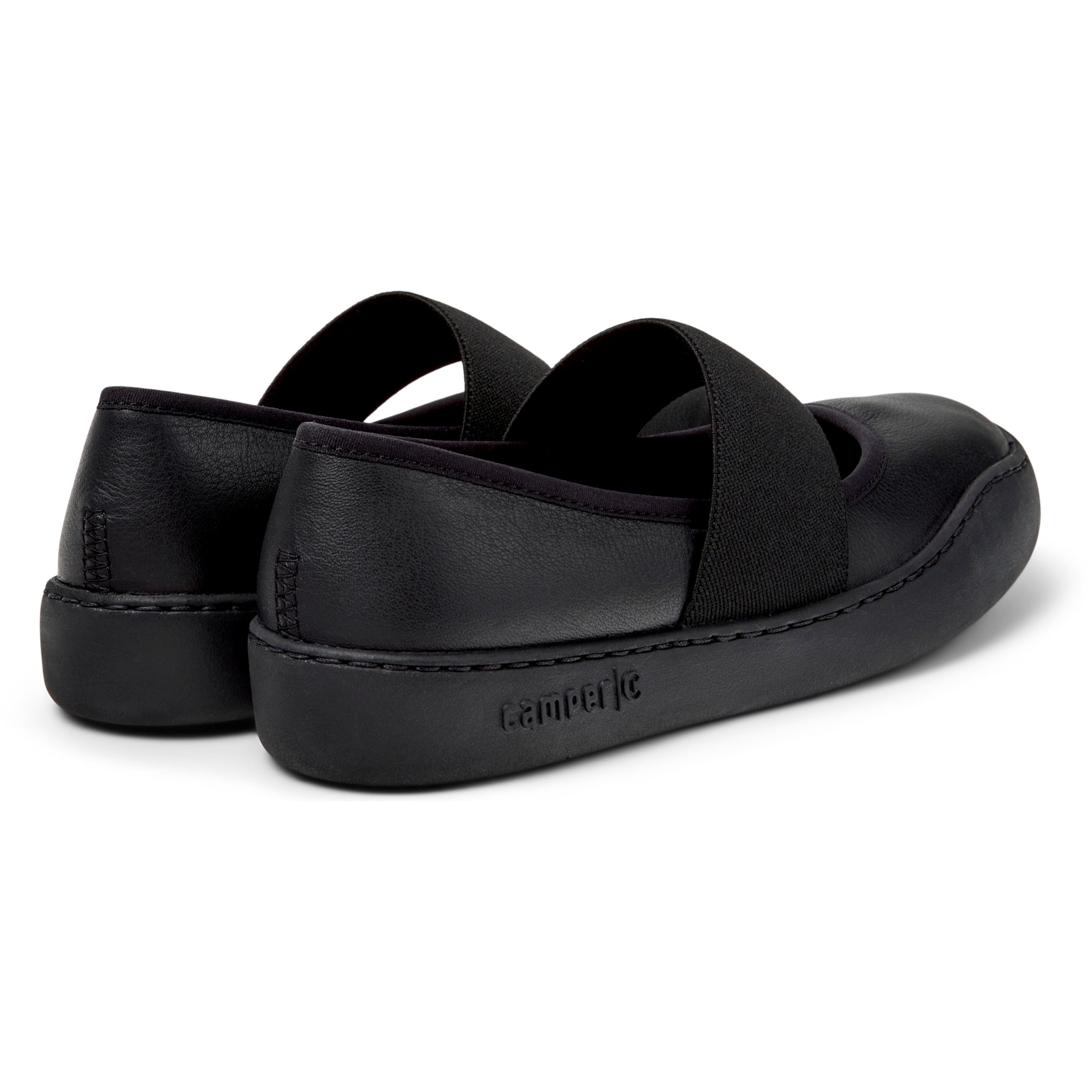 Bailarinas - CAMPER Peu Touring - Negro - Cuero liso