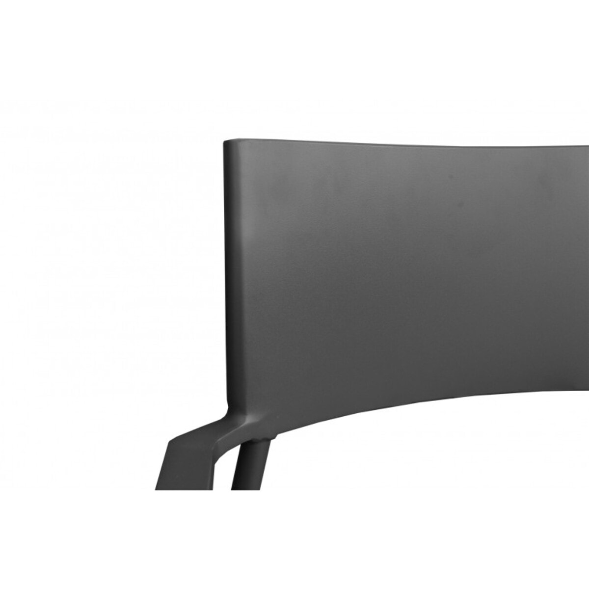 Chaise de jardin en métal et textilène noir - OLAND