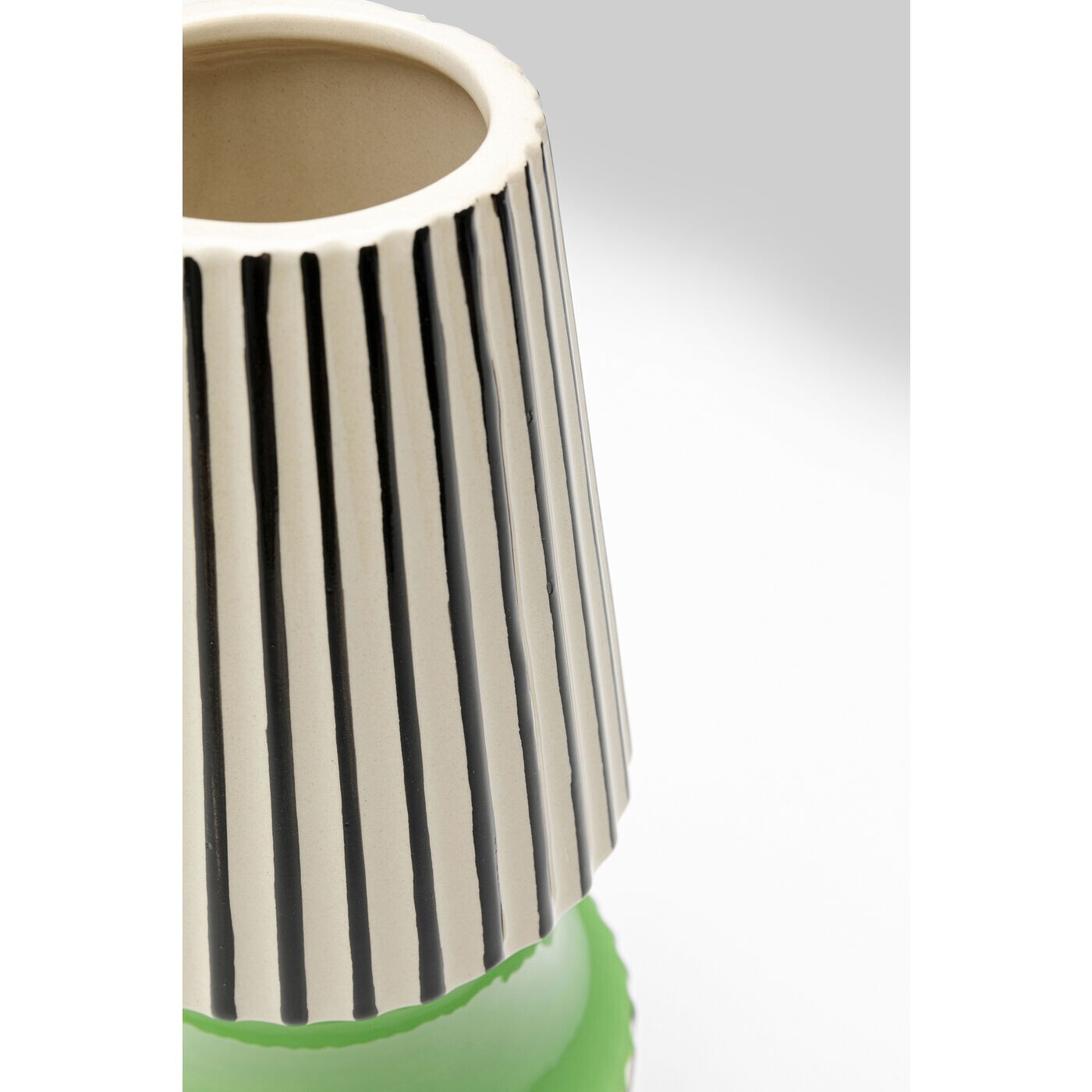 Vase Calabria vert 26cm Kare Design