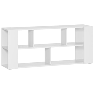Bibliothèque basse design blanche L167.5 cm MUSSO