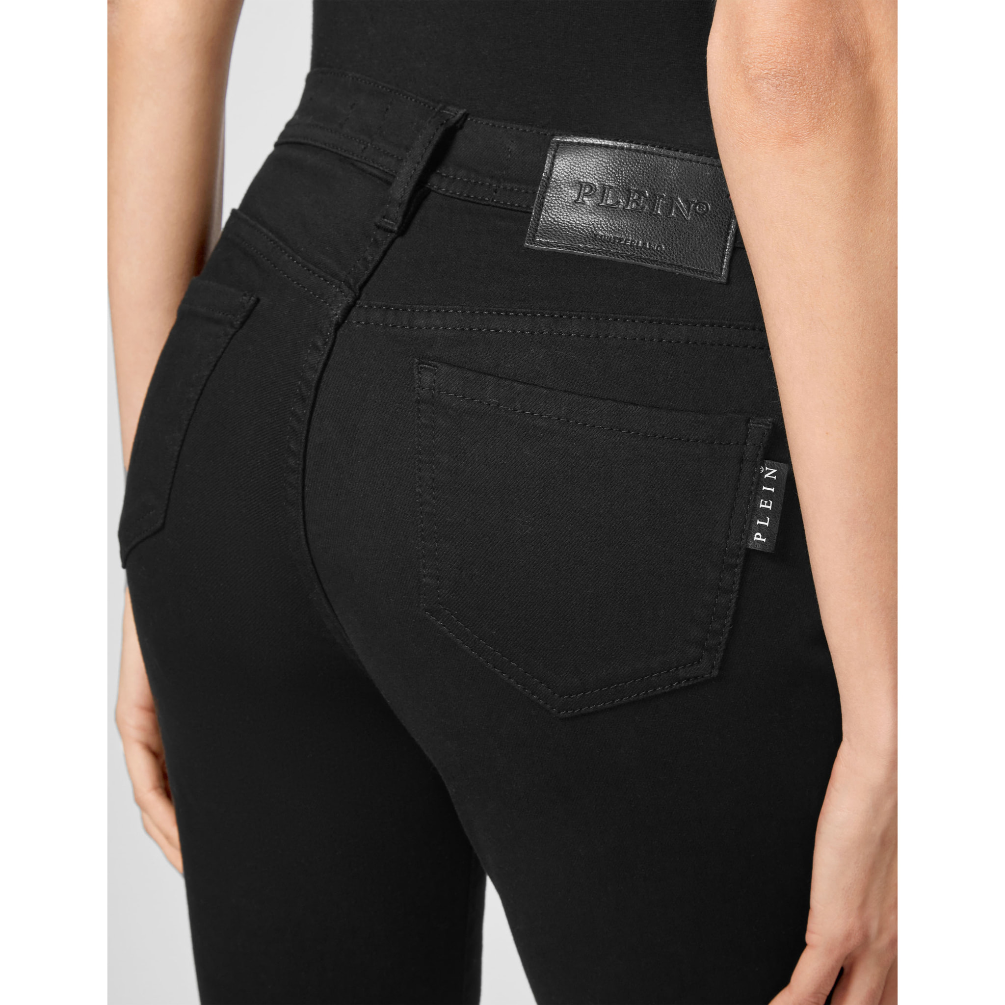 PHILIPP PLEIN Jegging de cintura alta ICONIC PLEIN