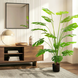 Plante artificielle Monstera H.1,5 m feuilles de tortue grand réalisme