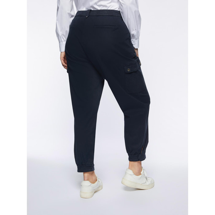 Fiorella Rubino - Pantaloni cargo - Blu