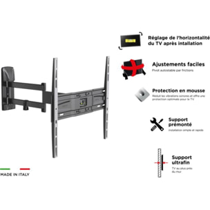 Support mural TV MELICONI GS DR400 PLUS NEW 40 - 82''