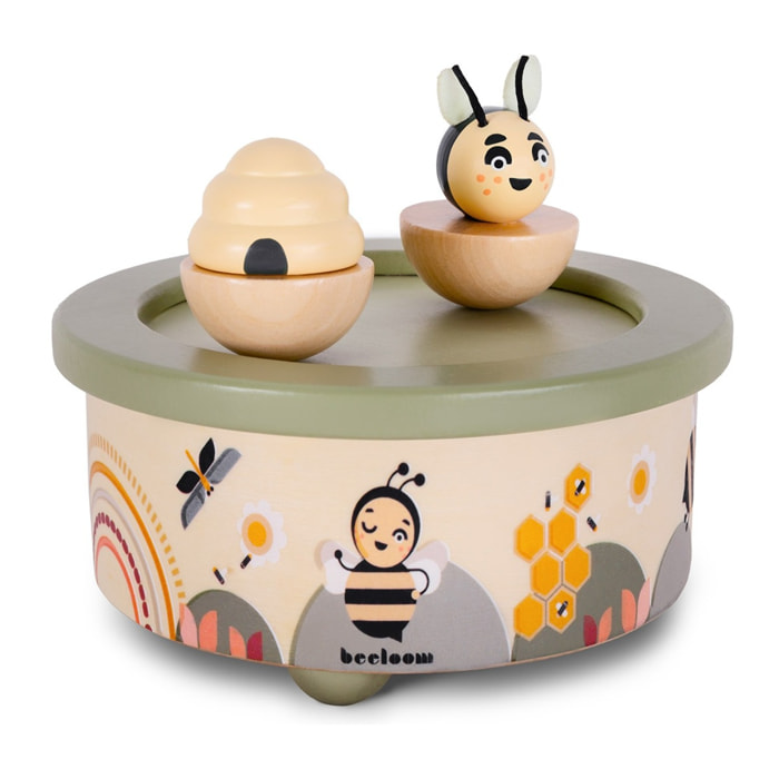 Caja musical de madera MELOBEES para niños