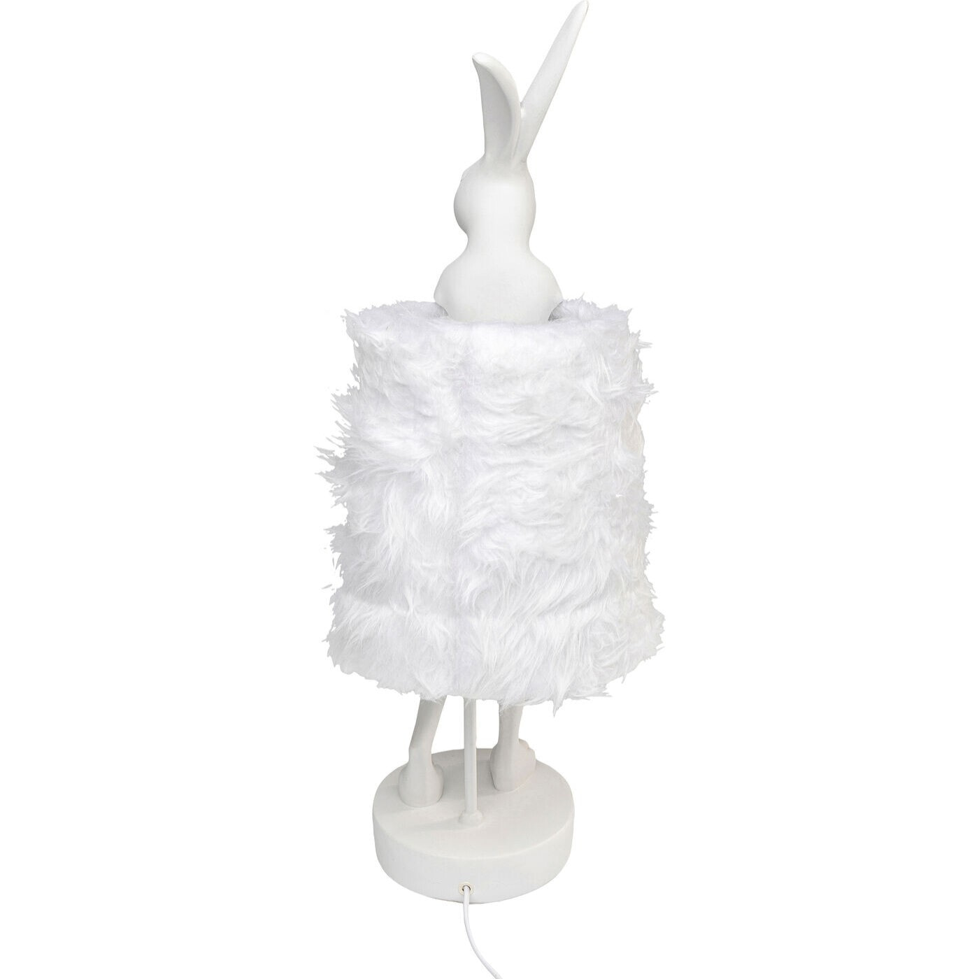Lampe Animal lapin Fluff 68cm blanc Kare Design