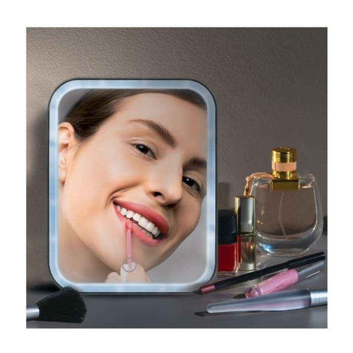 Miroir Lumineux à Led ANIA Noir mat MSV