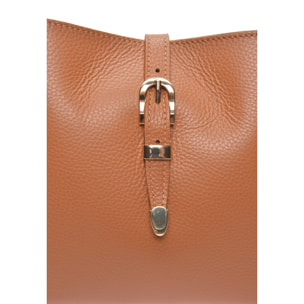 Borsa a mano Anna Luchini Cammello