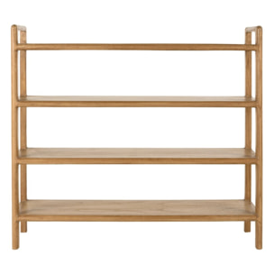 AMY - Etagère 4 niveaux en bois de mindi AMY