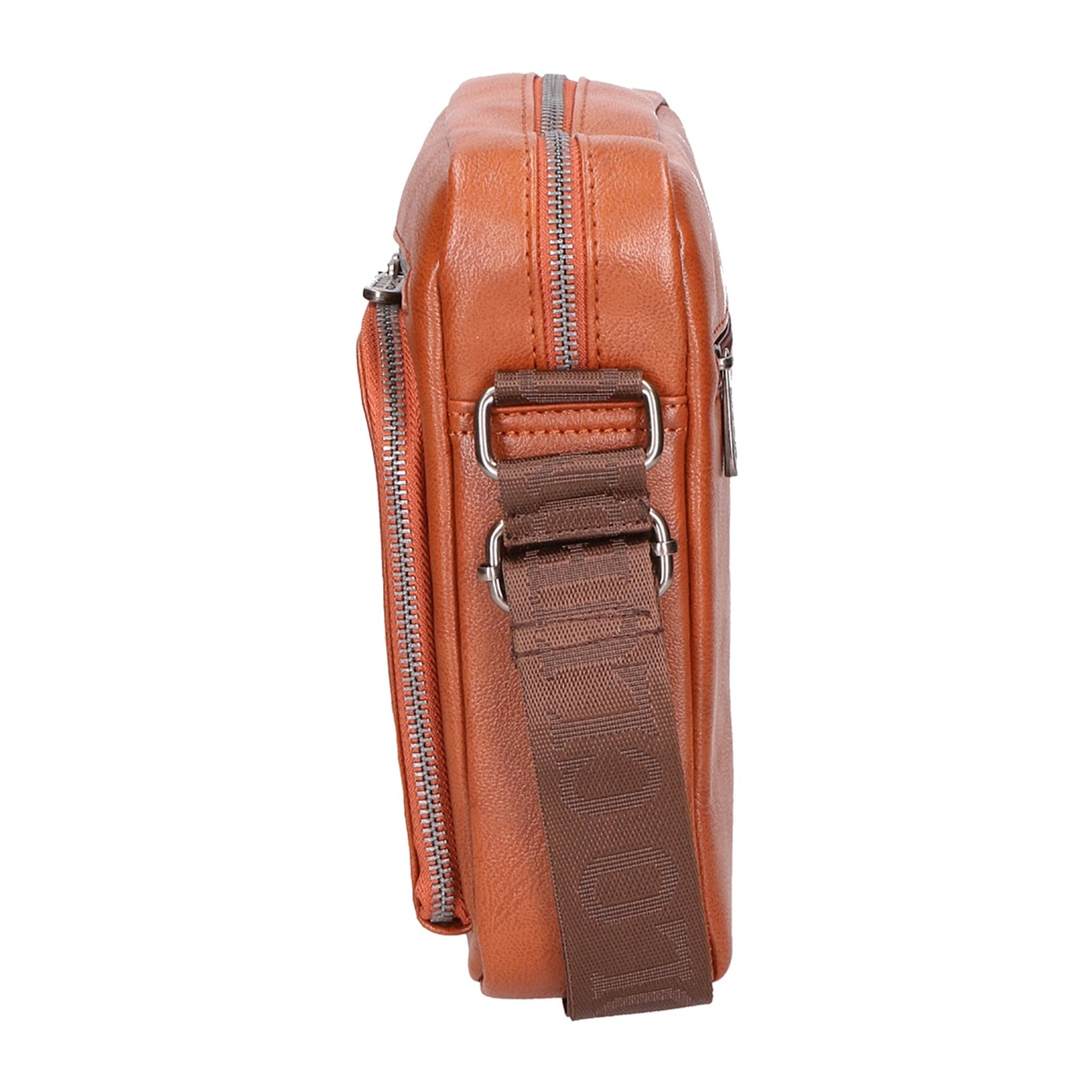 Borsa a tracolla uomo - Modello False - 100% pelle PU - 19.0 x 22.0 x 6.0 cm