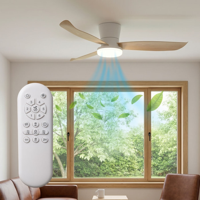 Ventilateur Plafond LED BOREAL D107CM