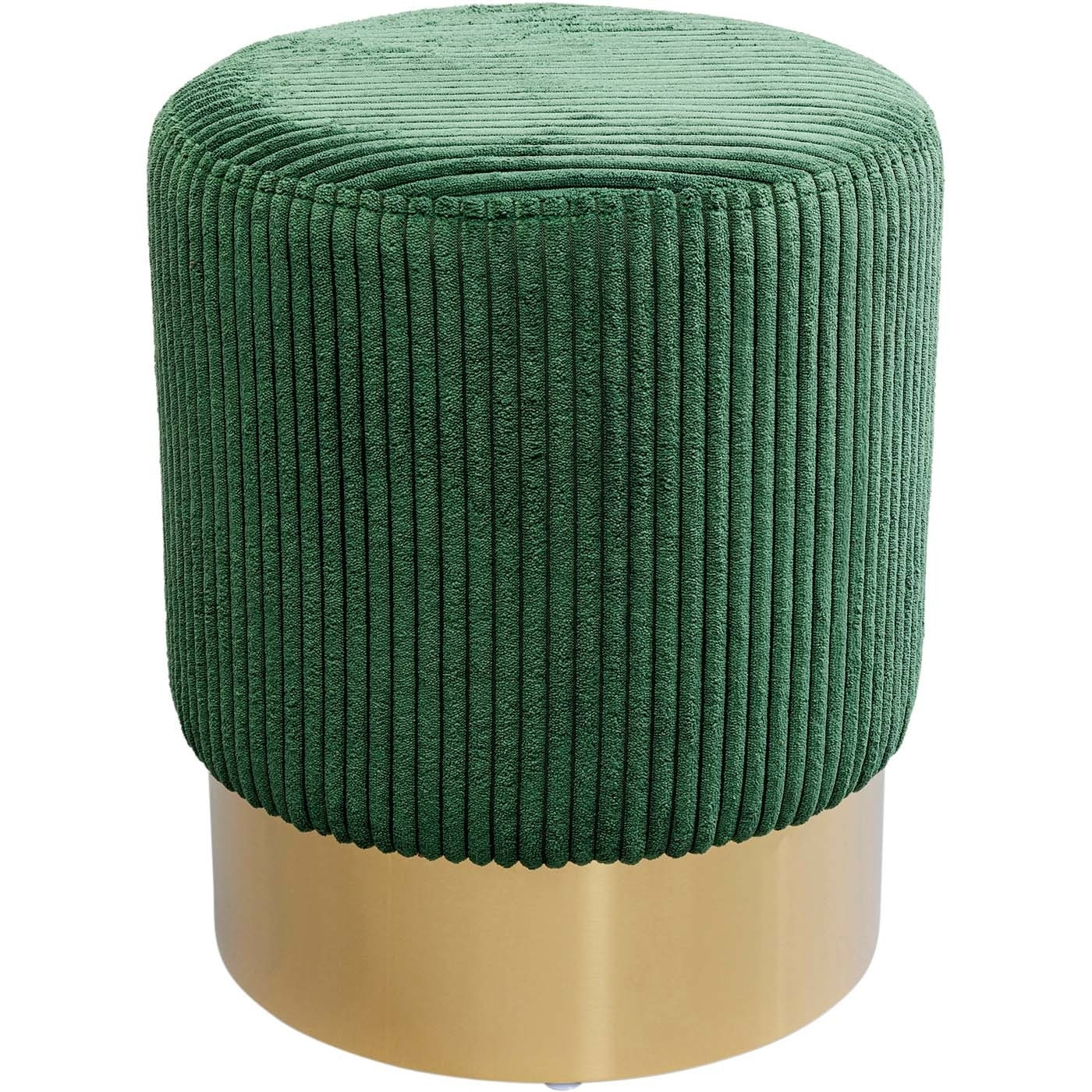 Tabouret Cherry Cord vert et laiton Kare Design