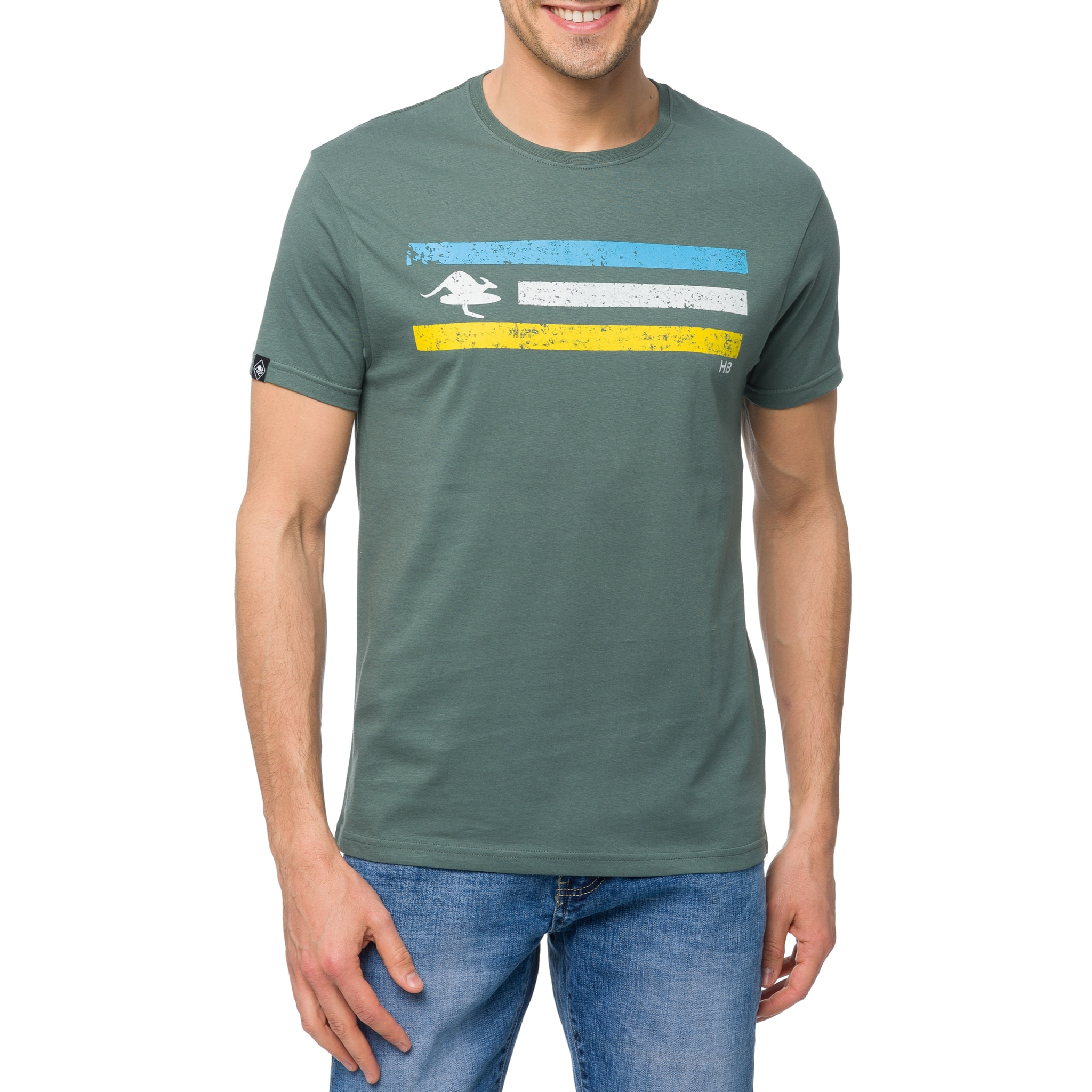 Camiseta Hot Buttered CALIFORNIA Verde Claro