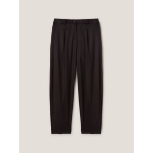 Motivi - Pantalones vaporosos con pinzas - Negro