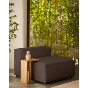 Sillón de pana color gris oscuro de 110x90cm Alto: 70 Largo: 110 Ancho: 90