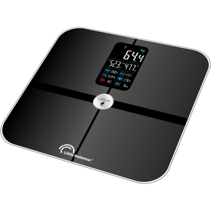 Pèse personne impédancemètre LITTLE BALANCE Cardio X4 ITO USB - reparable