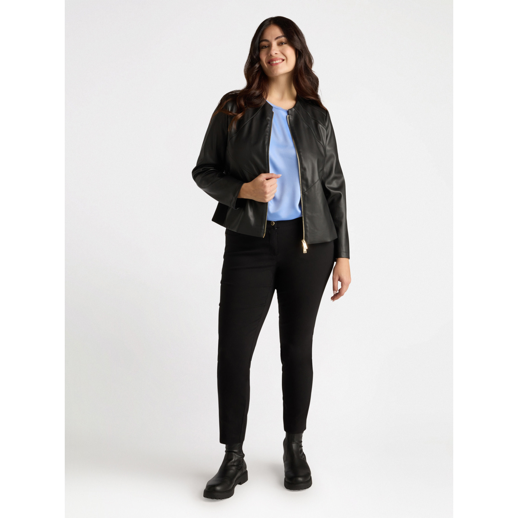 Fiorella Rubino - Blusa de raso - Violeta