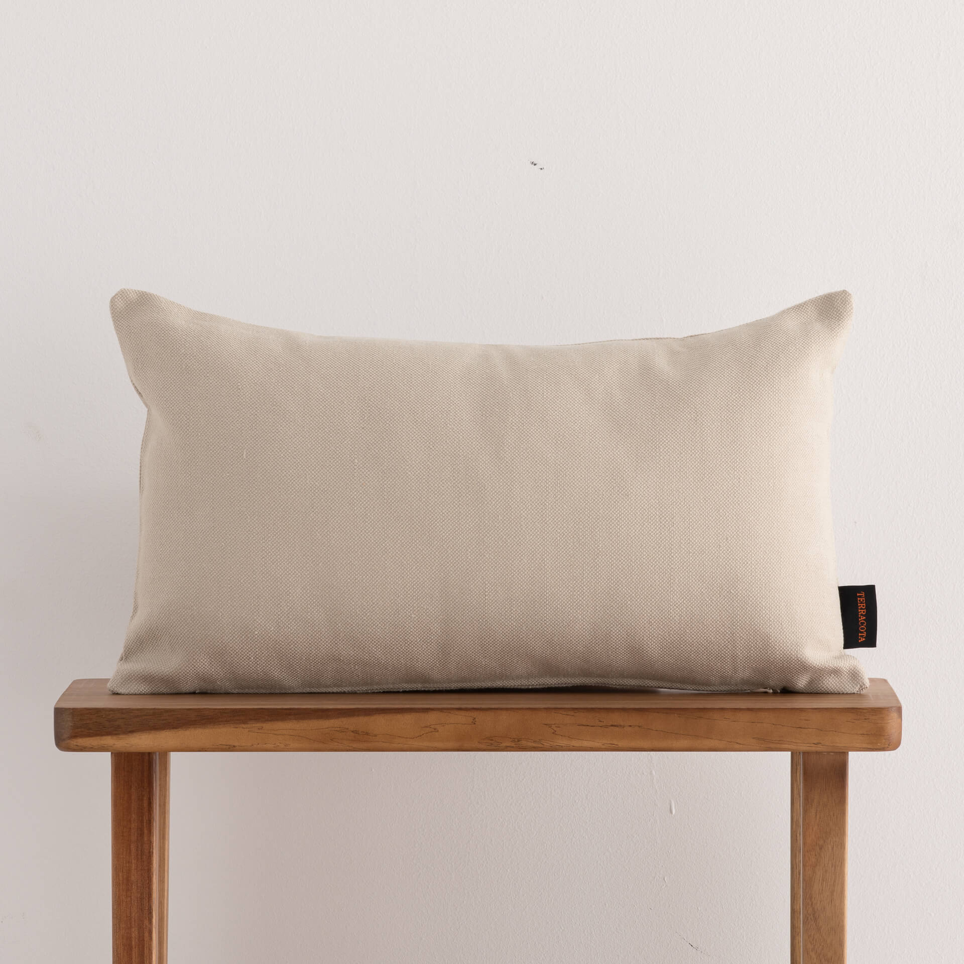 Housse de coussin jacquard 30x50 cm Cascai Cement