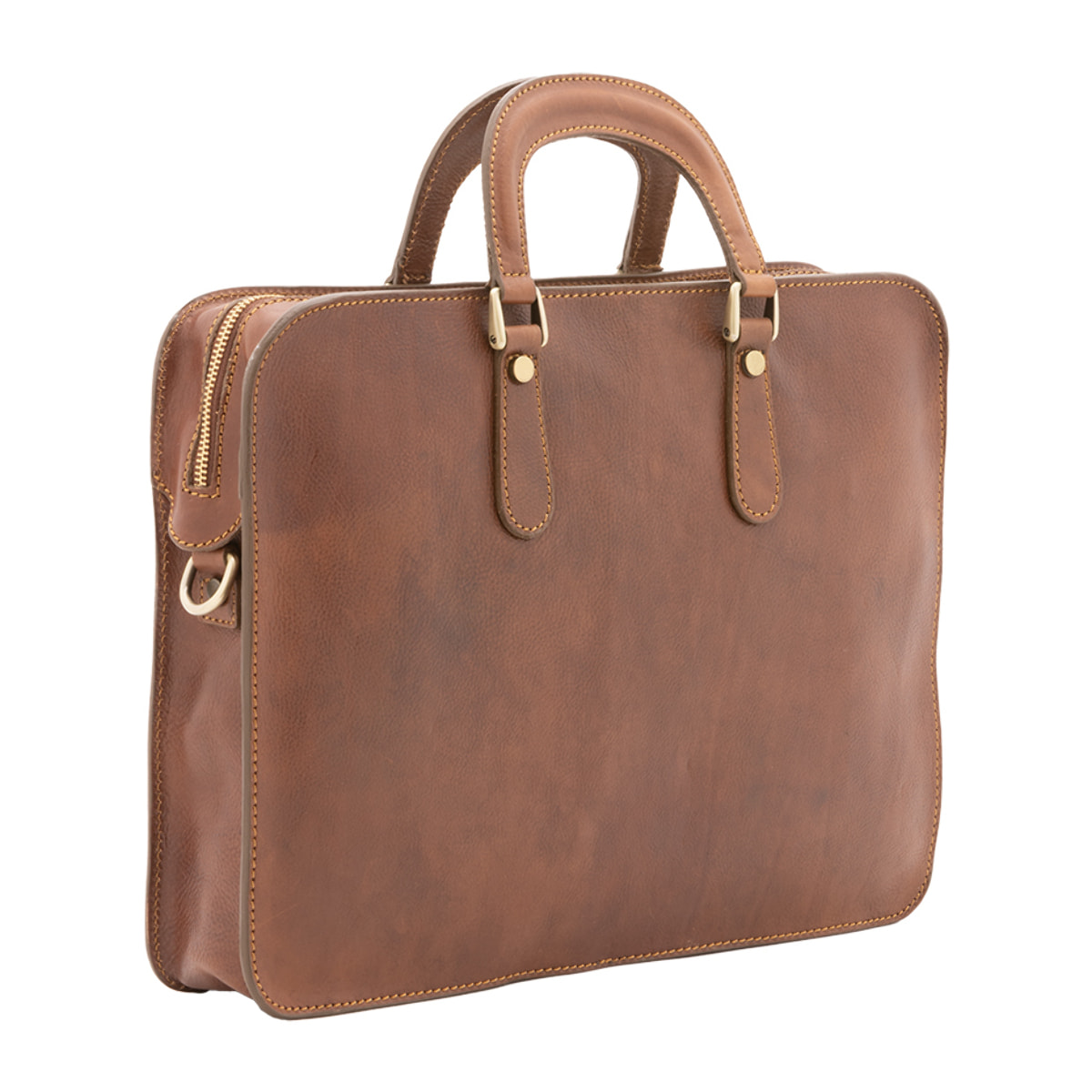 Borsa a mano  unisex In Vera pelle Made in Italy 40x30x8 cm