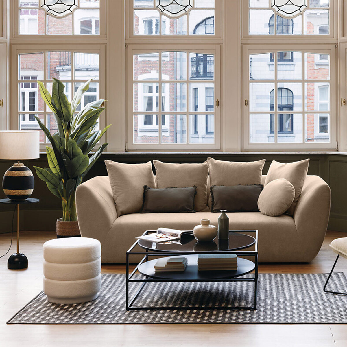 Canapé "Floyd" - 3 places - beige