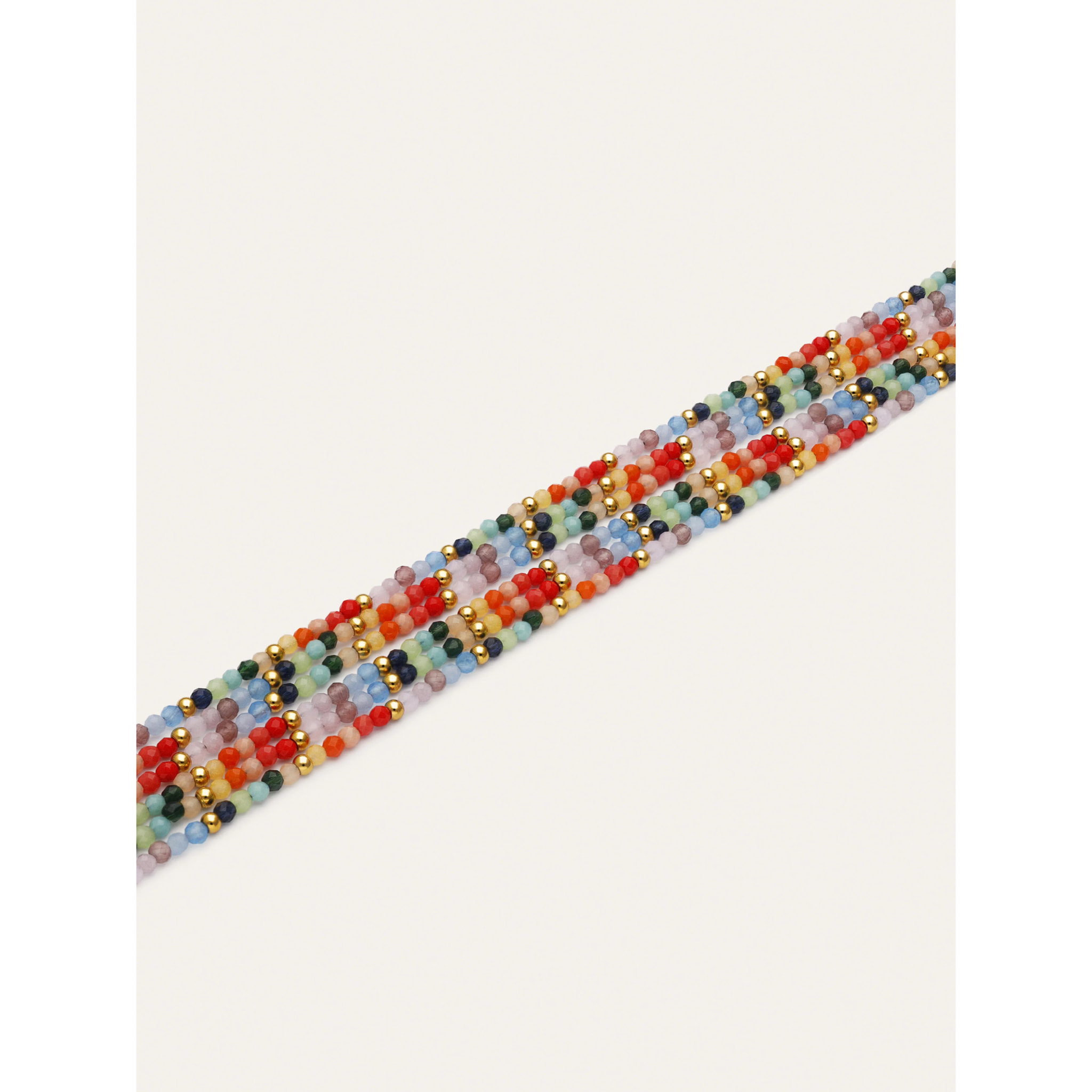 Collana Mawi Colors Acciao Placcato Oro