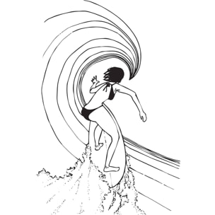 Tableau surfeuse tube Tableau alu Dibond